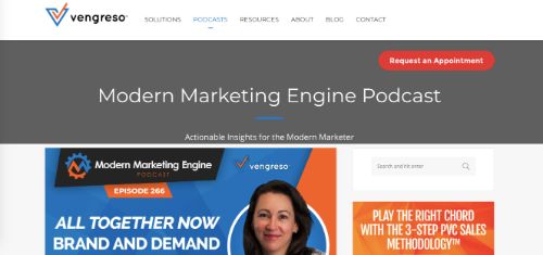 Best Social Media Podcasts: Modern Marketing Engine