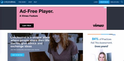 Best Blogging Platforms: LiveJournal