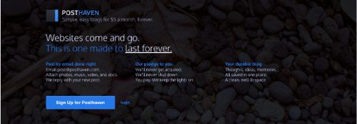 Best Blogging Platforms: Posthaven