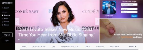 Best Blogging Platforms: Myspace