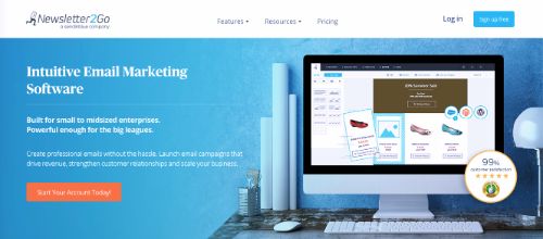 Best Email Marketing Services & Software: Newsletter2Go