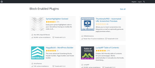 WordPress plugins