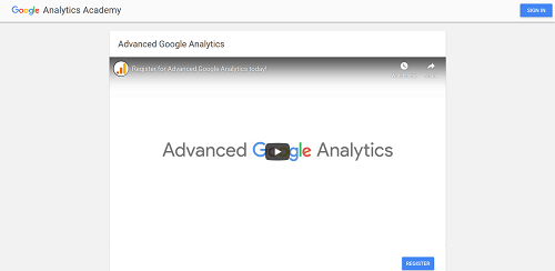 Google Analytics Certification: Advanced Google Analytics