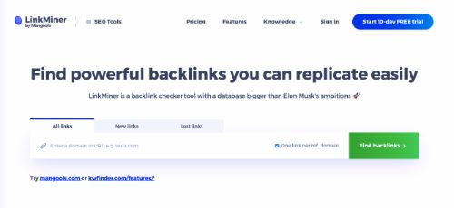 Best Backlink Trackers: Linkminer