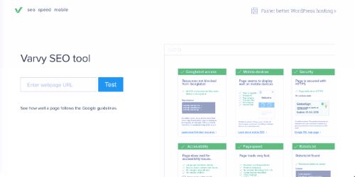 Varvy SEO Tool