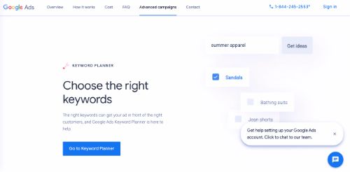 Google Ads Keyword Planner