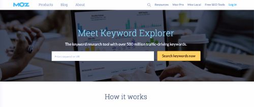 Moz Keyword Explorer