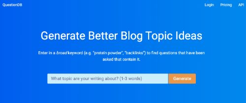 Best SEO Tools: QuestionDB