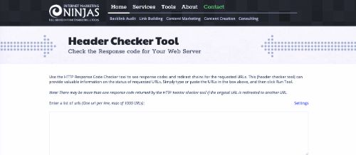 Best Free SEO Tools: Head Checker