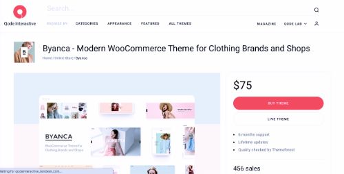 Best WordPress eCommerce Themes: Byanca