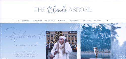 The Blonde Abroad